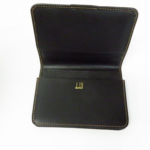 実際に弊社で買取させて頂いたdunhill/ダンヒル レザー 名刺入れ/カードケースの画像 3枚目