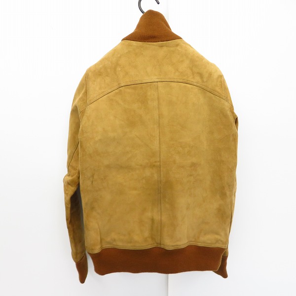 実際に弊社で買取させて頂いたACANTHUS/アカンサス 山羊スウェードレザージャケット/ブラウン/L1305/Mの画像 1枚目
