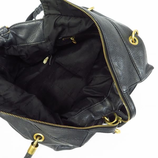 実際に弊社で買取させて頂いたMARC BY MARC JACOBS/マークバイマークジェイコブス 2wayレザー トートバッグ/ショルダーバッグ M0001341Aの画像 3枚目