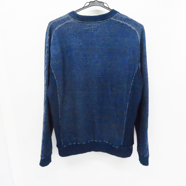 実際に弊社で買取させて頂いたBLUE BLUE/ブルーブルー INDIGO DYE インディゴ ポケット付き トレーナー 3の画像 1枚目