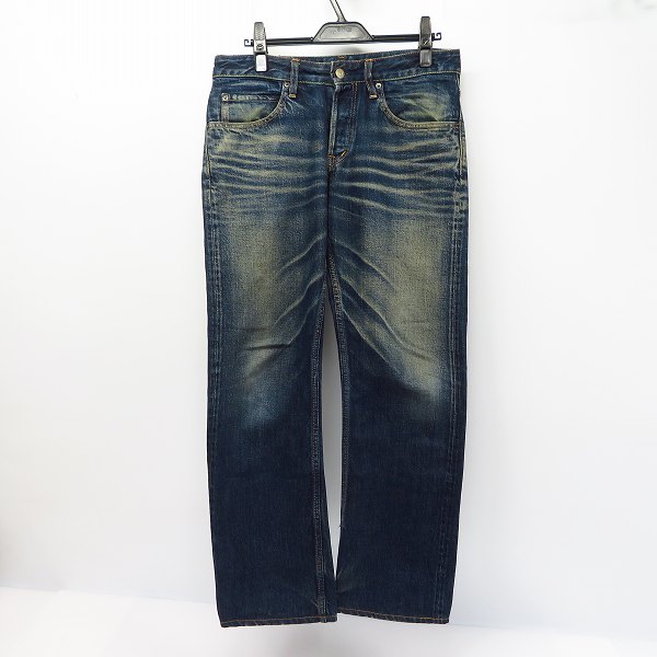 実際に弊社で買取させて頂いたHOLLYWOOD RANCH MARKET/ハリウッドランチマーケット/ハリラン レザーパッチ デニムパンツ W30L32