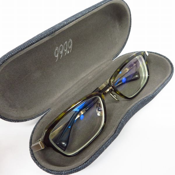 実際に弊社で買取させて頂いた999.9/フォーナインズ 眼鏡/メガネフレーム アイウェア M-22 5013の画像 7枚目