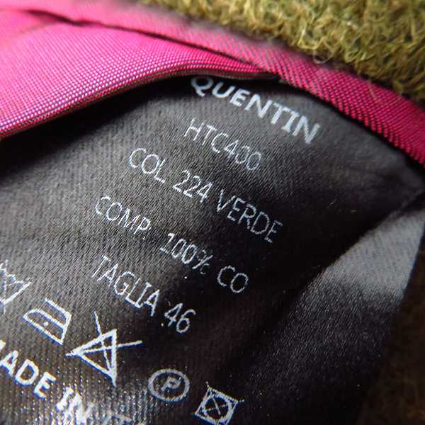 実際に弊社で買取させて頂いた【未使用/定価20万↑】Maurizio Miri/マウリッツォ・ミリ 18AW QUENTIN ART.B2 カットオフ テーラードジャケット HTC400/46の画像 5枚目