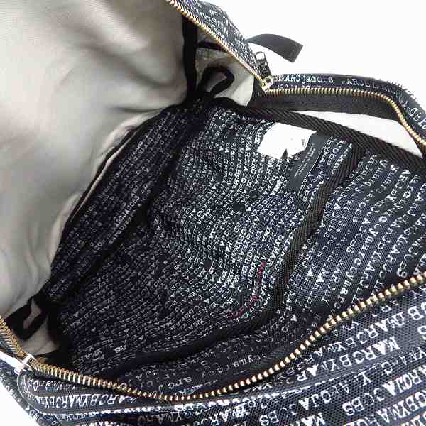 実際に弊社で買取させて頂いた【未使用】MARC BY MARC JACOBS/マークバイマークジェイコブス 総ロゴ バックパック/リュック M0005186の画像 4枚目