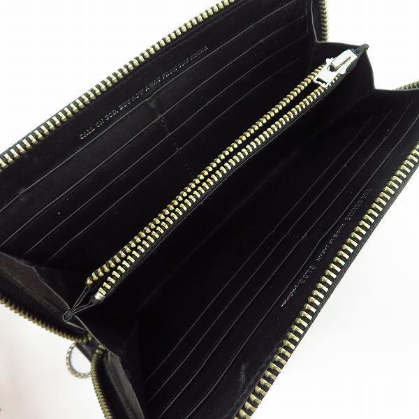 実際に弊社で買取させて頂いたTHE CRIMIE/クライミー ラウンドジップ/ファスナー レザーウォレット/長財布の画像 3枚目