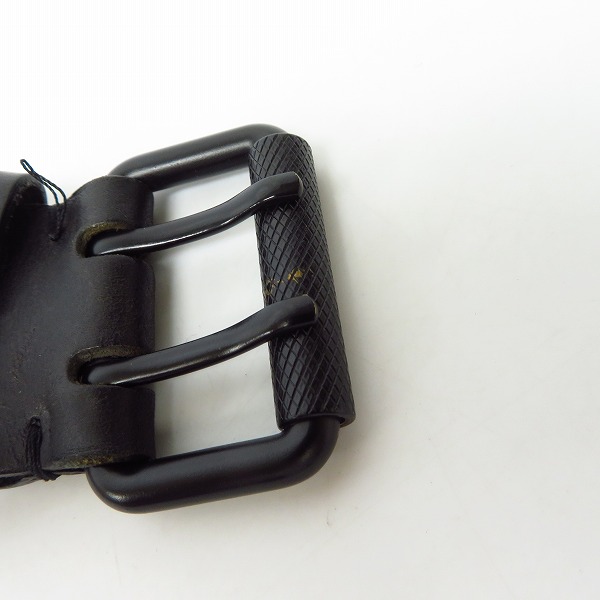 実際に弊社で買取させて頂いたGIVENCHY/ジバンシイ スター/星 スタッズ レザーベルト ブラック/黒の画像 4枚目