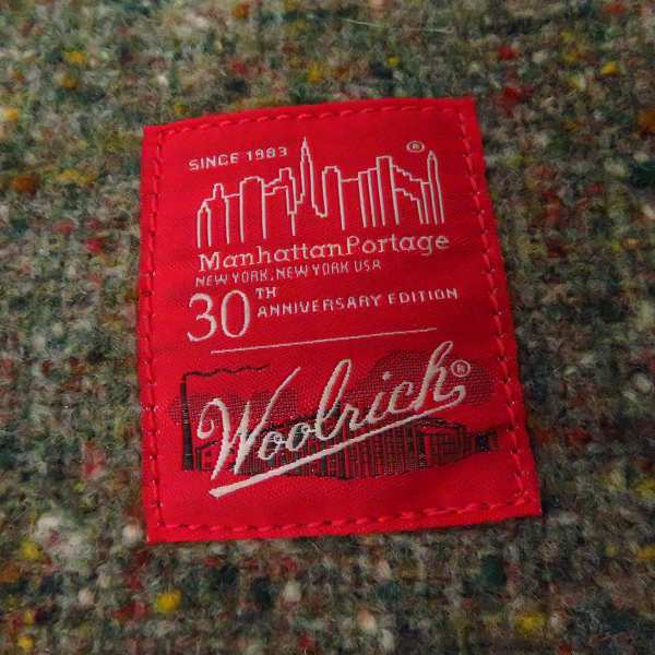 実際に弊社で買取させて頂いたManhattan Portage/マンハッタンポーテージ 30TH/ウールリッチ メッセンジャーバッグ 2点セットの画像 2枚目