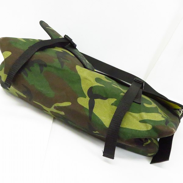 実際に弊社で買取させて頂いたManhattan Portage/マンハッタンポーテージ カモフラ/迷彩柄 メッセンジャーバッグ イエロータグの画像 2枚目