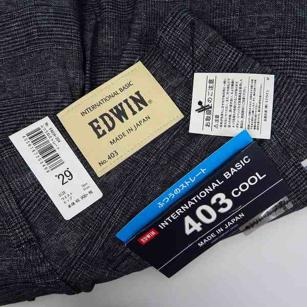 実際に弊社で買取させて頂いた【未使用】Wrangler/ラングラー EDWIN/エドウィン Dickies/ディッキーズ パンツ/ボトムス size：S/M/29 3点セットの画像 5枚目