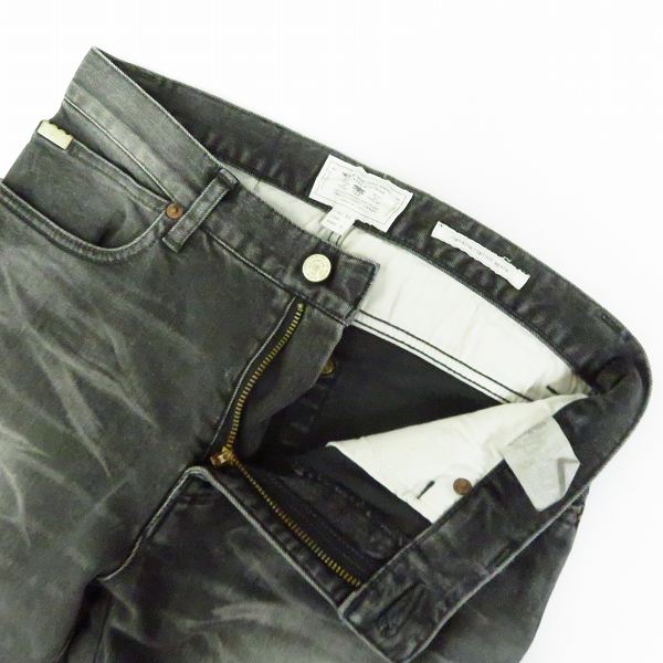 実際に弊社で買取させて頂いたCRIMIE/クライミー BORN FREE BLACK STRETCH DENIM CALIFORNIA USED JEANS/デニムパンツ C1H5-BFPT-06/XSの画像 2枚目