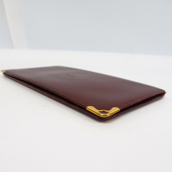 実際に弊社で買取させて頂いたCartier/カルティエ マストライン 札入れ 長財布/ロングウォレットの画像 2枚目