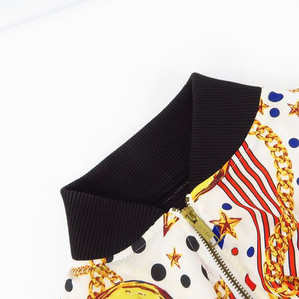実際に弊社で買取させて頂いたJOYRICH/ジョイリッチ チェーン/スター 総柄 ジップブルゾン/ジャケット Lの画像 4枚目