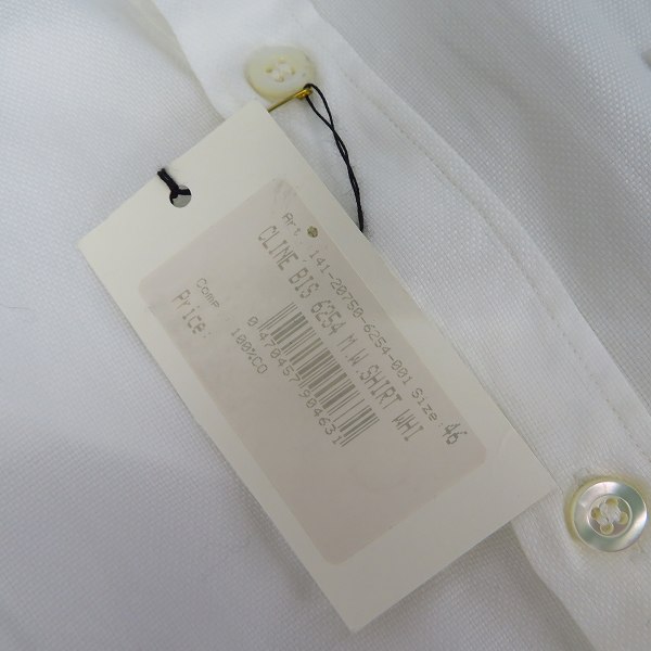 実際に弊社で買取させて頂いた【未使用】DRIES VAN NOTEN/ドリスヴァンノッテン ワッペン 3 コットンシャツ/46の画像 5枚目