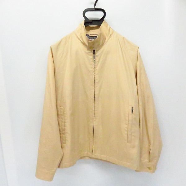 実際に弊社で買取させて頂いたBurberry LONDON/バーバリー ロンドン 裏地チェック ジップアップブルゾン size：Ｌ