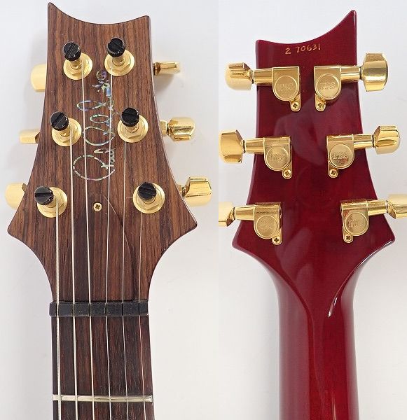 実際に弊社で買取させて頂いた★PRS/Paul Reed Smith/ポールリードスミス Custom 22 バードインレイ 2002年製 ハードケース付の画像 2枚目