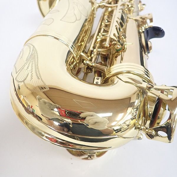実際に弊社で買取させて頂いた★SELMER/セルマー アルトサックス SA80/Super Action 80 SERIE Ⅱ/シリーズ2 彫刻有り 57万台 ハードケース付の画像 4枚目