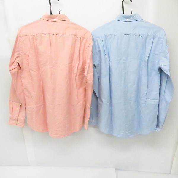 実際に弊社で買取させて頂いたLACOSTE/ラコステ コットン 長袖 オックスフォードシャツ CH878E/4 2点セットの画像 1枚目