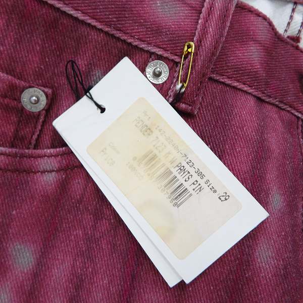 実際に弊社で買取させて頂いた【未使用】DRIES VAN NOTEN/ドリスヴァンノッテン タイダイ デニムパンツ/29の画像 5枚目