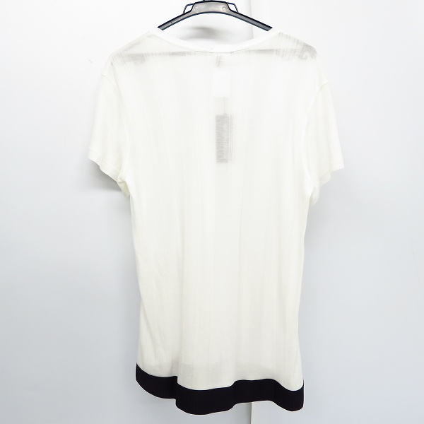 実際に弊社で買取させて頂いた【未使用】ANN DEMEULEMEESTER/アンドゥムルメステール Tシャツ ホワイト XSの画像 1枚目