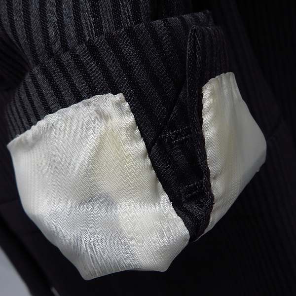 実際に弊社で買取させて頂いたJEAN PAUL GAULTIER HOMME/ジャンポールゴルチェオム ダブル テーラードジャケット スーツ セットアップ 50/82の画像 4枚目