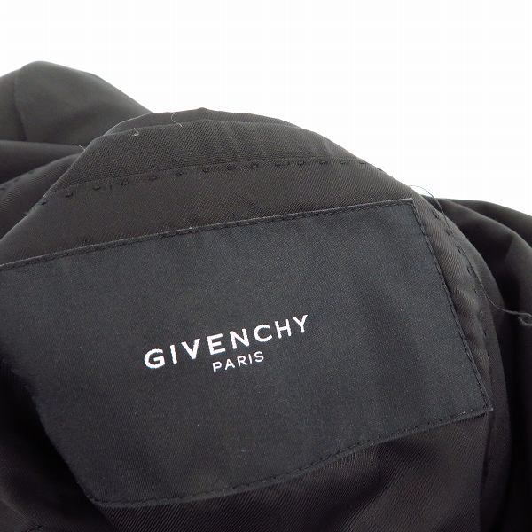 実際に弊社で買取させて頂いたGIVENCHY/ジバンシィ 2B テーラードジャケット ブラック 44の画像 2枚目