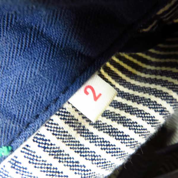 実際に弊社で買取させて頂いたBLUE BLUE/ブルーブルー ストライプジャケット/2の画像 2枚目