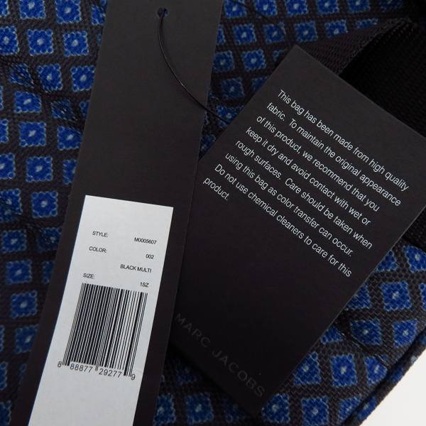 実際に弊社で買取させて頂いた【未使用】MARC BY MARC JACOBS/マークバイマークジェイコブス 総柄 リュック/バックパック M0005607の画像 5枚目