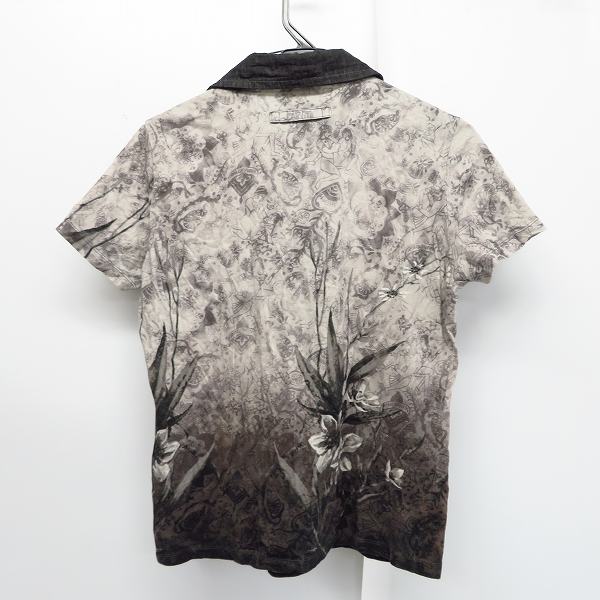 実際に弊社で買取させて頂いたJEAN PAUL GAULTIER/ジャンポールゴルチェ SEX/花柄 プリント 半袖 ポロシャツ 48の画像 1枚目