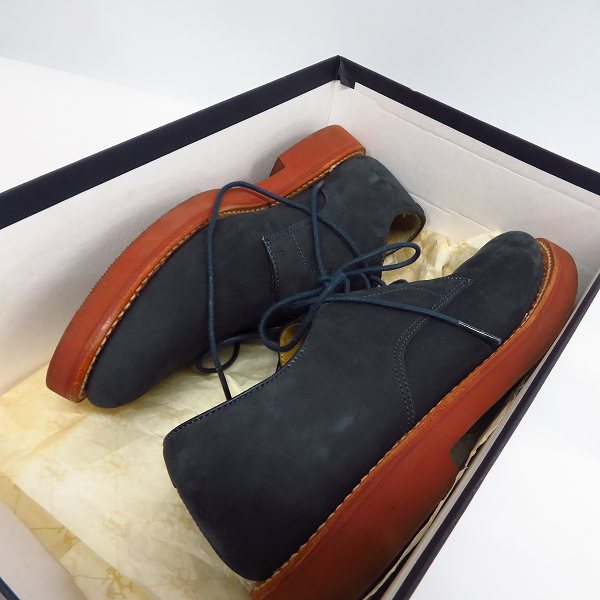 実際に弊社で買取させて頂いたBROOKS BROTHERS/ブルックスブラザーズ ヌバック クラシック プレーントゥ シューズ 7Dの画像 7枚目