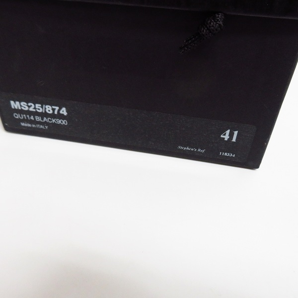 実際に弊社で買取させて頂いた【展示品】DRIES VAN NOTEN/ドリスヴァンノッテン スエード スリッポン MS25/874 QU114 BLACK900/41の画像 8枚目