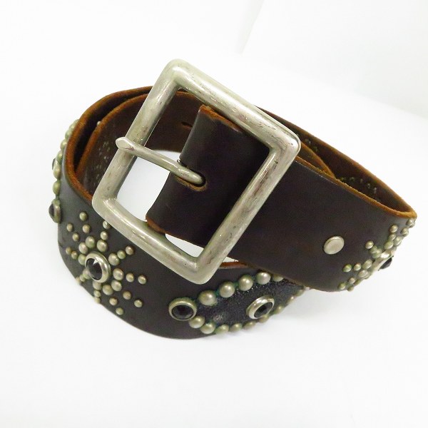 実際に弊社で買取させて頂いたHTC/エイチティーシー スティングレイ スタッズベルト/30