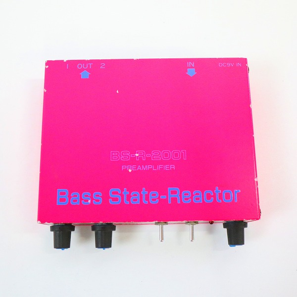 実際に弊社で買取させて頂いたジャンク ESP/イーエスピー BS-R-2001 Bass State-Reactor ベース用 プリアンプ エフェクター 動作未確認の画像 3枚目
