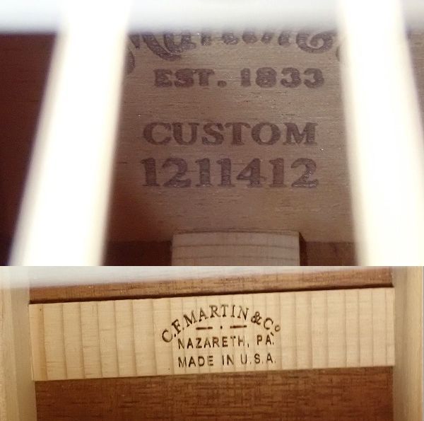 実際に弊社で買取させて頂いた★【美品】Martin/マーティン Custom Shop CTM O-18 2007年製 アコースティックギター/アコギ ハードケース付の画像 6枚目