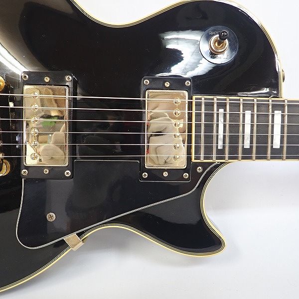 実際に弊社で買取させて頂いた★【難あり】Epiphone/エピフォン Les Paul Custom/レスポールカスタム ハードケース付の画像 5枚目