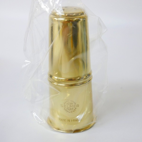 実際に弊社で買取させて頂いた【未開封】SELMER/セルマー マウスピースキャップ テナーサックス用 ゴールドラッカー仕上げの画像 1枚目