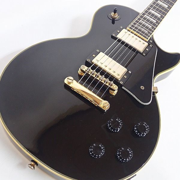 実際に弊社で買取させて頂いた★【難あり】Epiphone/エピフォン Les Paul Custom/レスポールカスタム ハードケース付の画像 4枚目