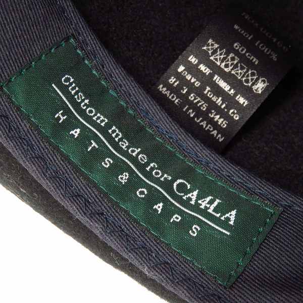 実際に弊社で買取させて頂いたCA4LA/カシラ KNOX NEWYORK ウール 中折ハット/帽子の画像 4枚目