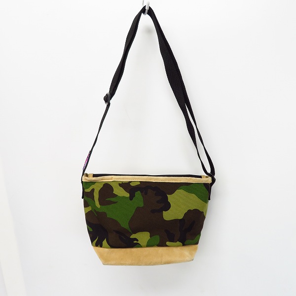 実際に弊社で買取させて頂いたManhattan Portage/マンハッタンポーテージ×X-girl/エックスガール カモフラージュ柄 ショルダーバッグの画像 1枚目