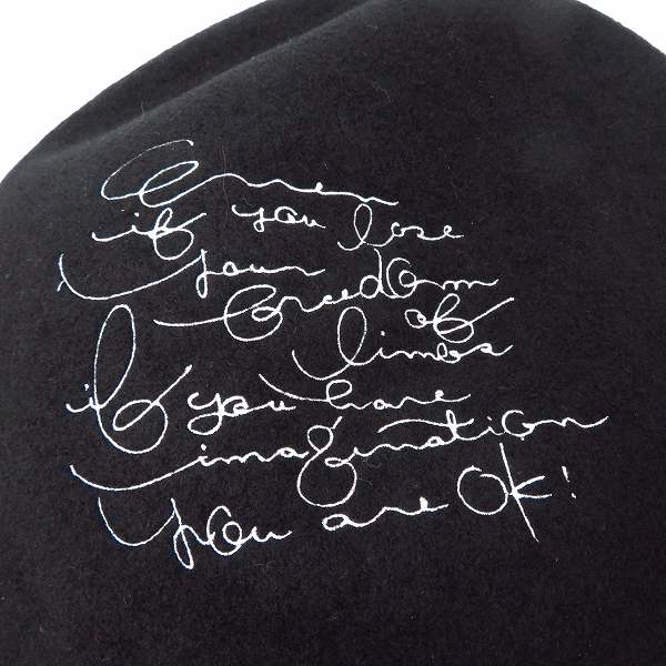 実際に弊社で買取させて頂いたCA4LA×SACHIKO MATSUSHITA&JUN KANEKO/カシラ×サチコマツシタ&ジュンカネコ ベレー帽/刺繍 ONE SIZEの画像 7枚目