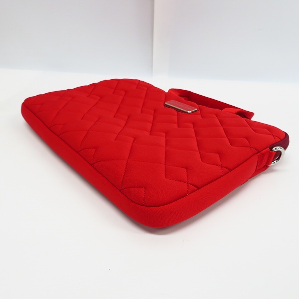 実際に弊社で買取させて頂いた【未使用】MARC BY MARC JACOBS/マークバイマークジェイコブス 2WAY PCケース/ブリーフケース レッド M0005244の画像 2枚目