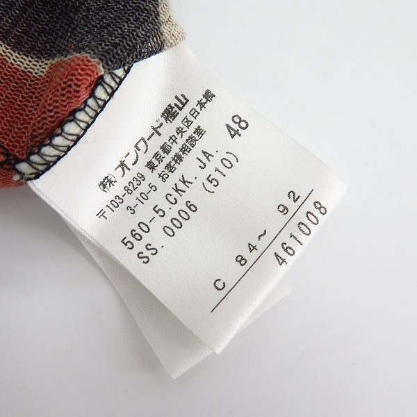 実際に弊社で買取させて頂いたJPG/ジャンポールゴルチェ パワーネット ヌードプリント カットソー 48の画像 3枚目