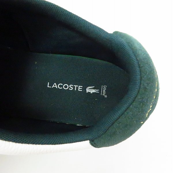 実際に弊社で買取させて頂いたLACOSTE/ラコステ レザー ローカットスニーカー 38SMA0023/7.5の画像 4枚目