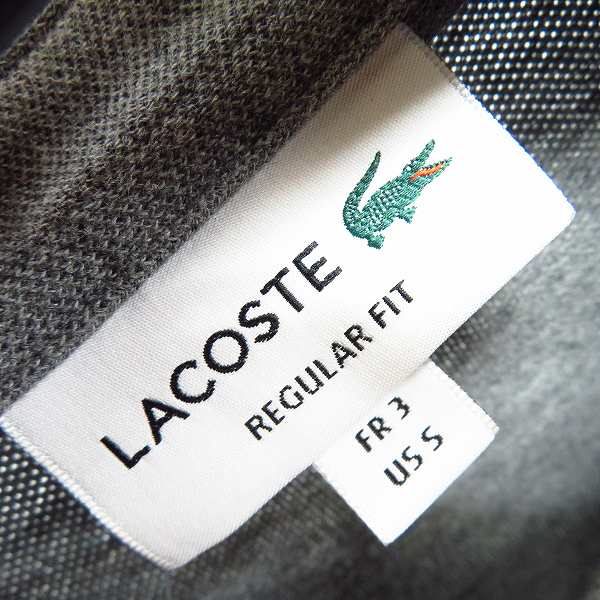 実際に弊社で買取させて頂いた【未使用】LACOSTE/ラコステ 半袖ポロシャツ グレー PH5522L/3の画像 2枚目