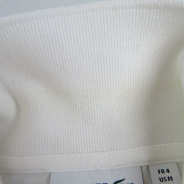 実際に弊社で買取させて頂いたLACOSTE/ラコステ CLASSIC FIT 半袖ポロシャツ/Mの画像 4枚目