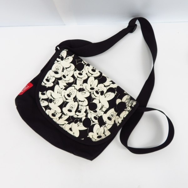 実際に弊社で買取させて頂いたMANHATTAN Portage/マンハッタンポーテージ ミッキー メッセンジャーバッグ/ショルダーバッグ 2点セットの画像 1枚目