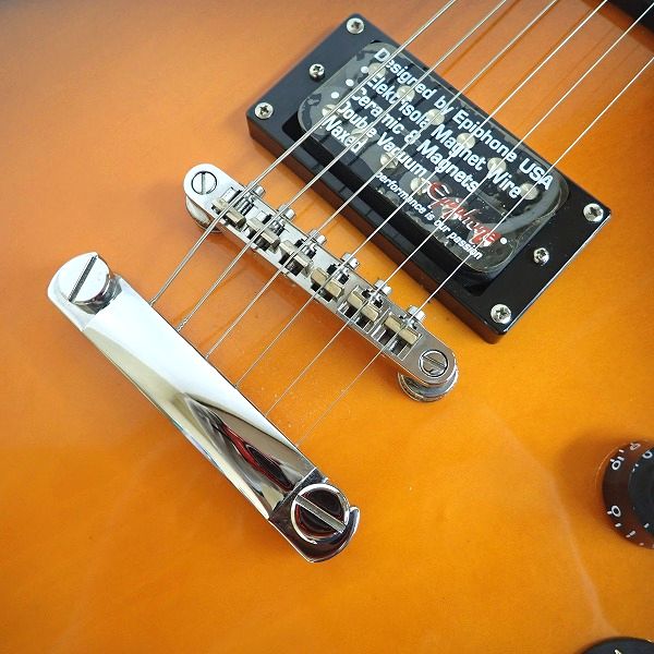 実際に弊社で買取させて頂いた★Epiphone/エピフォン Les Paul Special Ⅱ VS/レスポール スペシャル2 ビンテージサンバーストの画像 5枚目