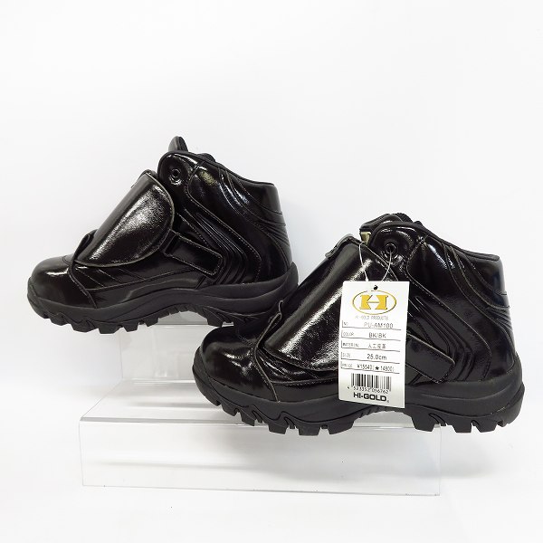 実際に弊社で買取させて頂いた【未使用】HI-GOLD/ハイゴールド 野球 審判用 シューズ PU-AM100 25.0cmの画像 3枚目