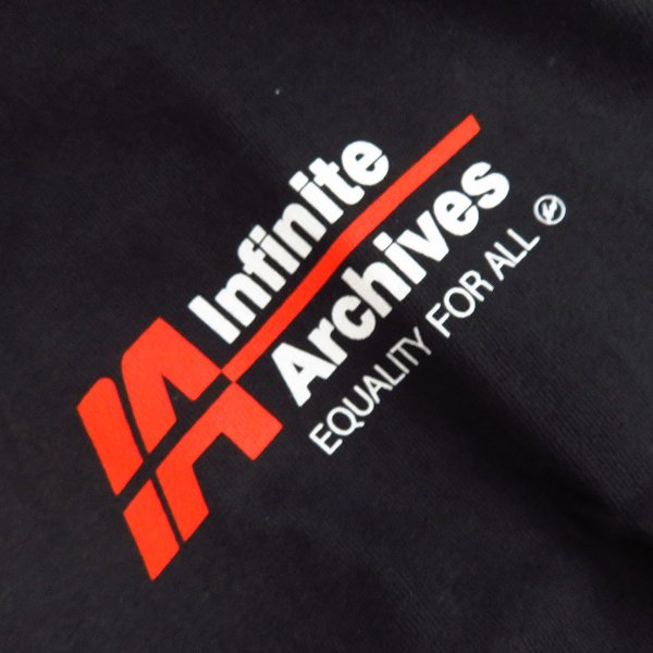 実際に弊社で買取させて頂いたGOODENOUGH/グットイナフ × Infinite Archives × FRAGMENT DESIGN "END RACISM Tシャツ/IA-ER-BLK/Lの画像 3枚目