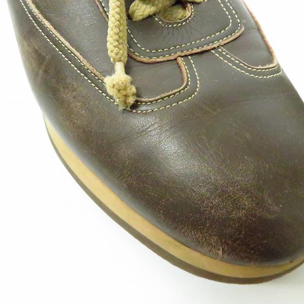 実際に弊社で買取させて頂いたBURBERRY LONDON/バーバリーロンドン レザースニーカー BU1340/26の画像 6枚目