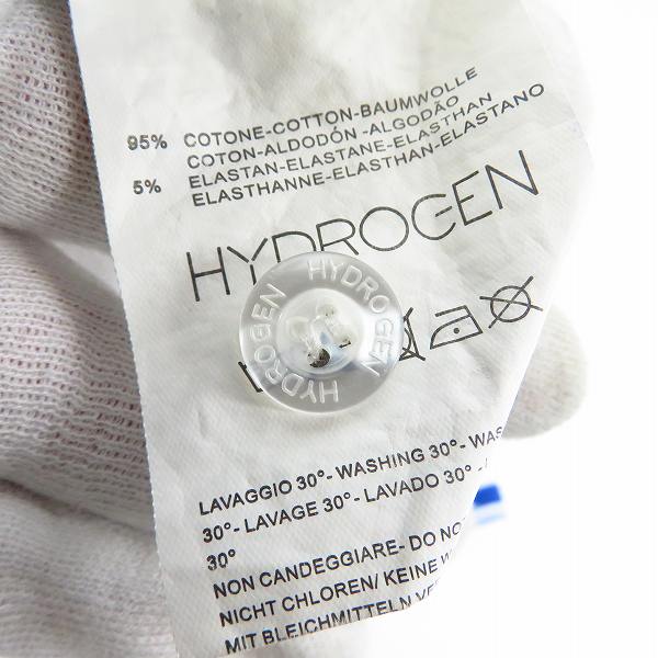 実際に弊社で買取させて頂いたHYDROGEN/ハイドロゲン スカルロゴワッペン 半袖ポロシャツ Mの画像 3枚目